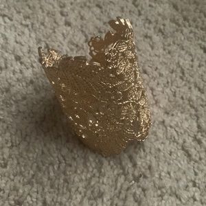 Gold colored cuff